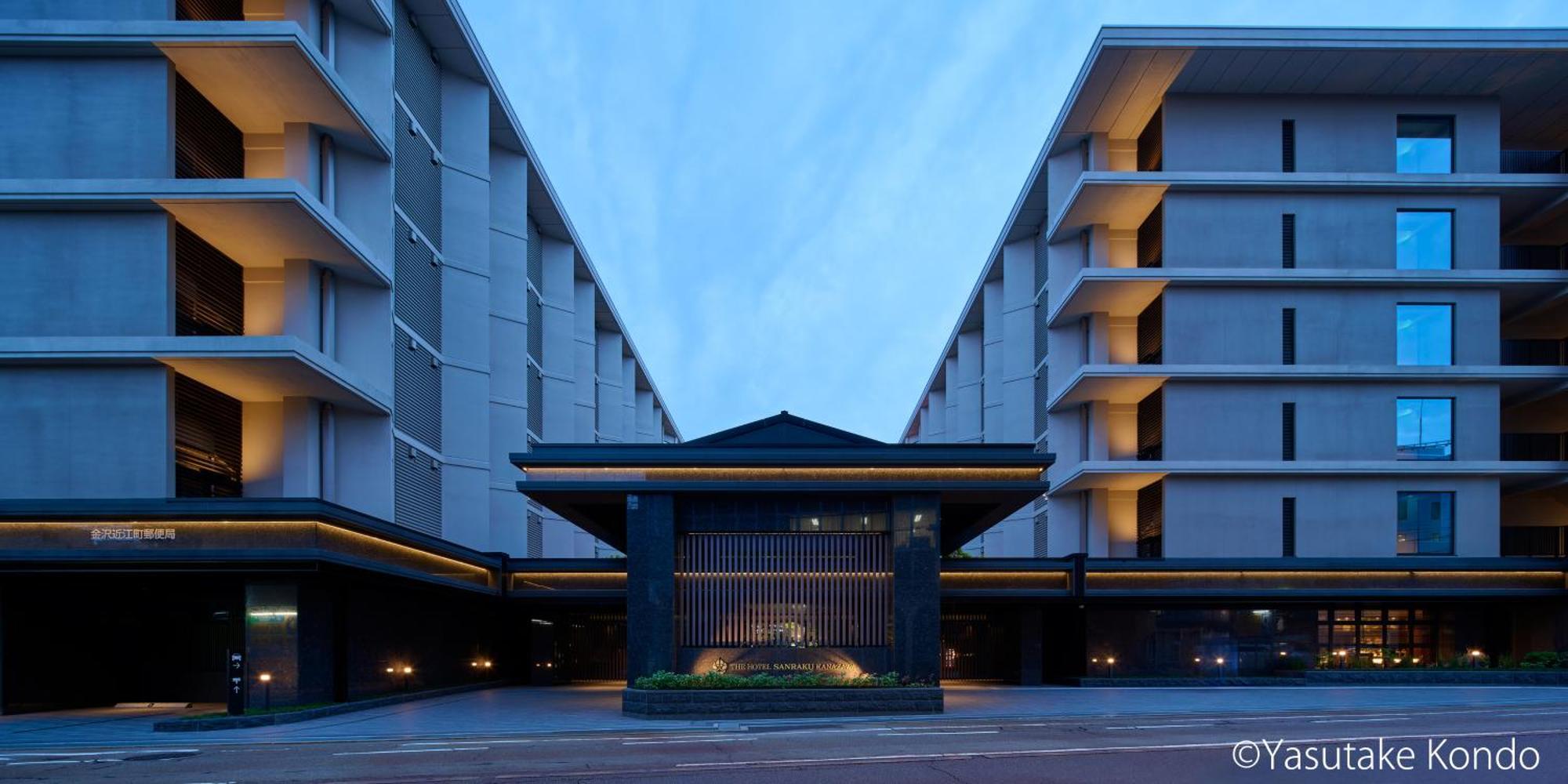 The Hotel Sanraku Kanazawa 21Th December 2022 Open 외부 사진 The hotel's entrance